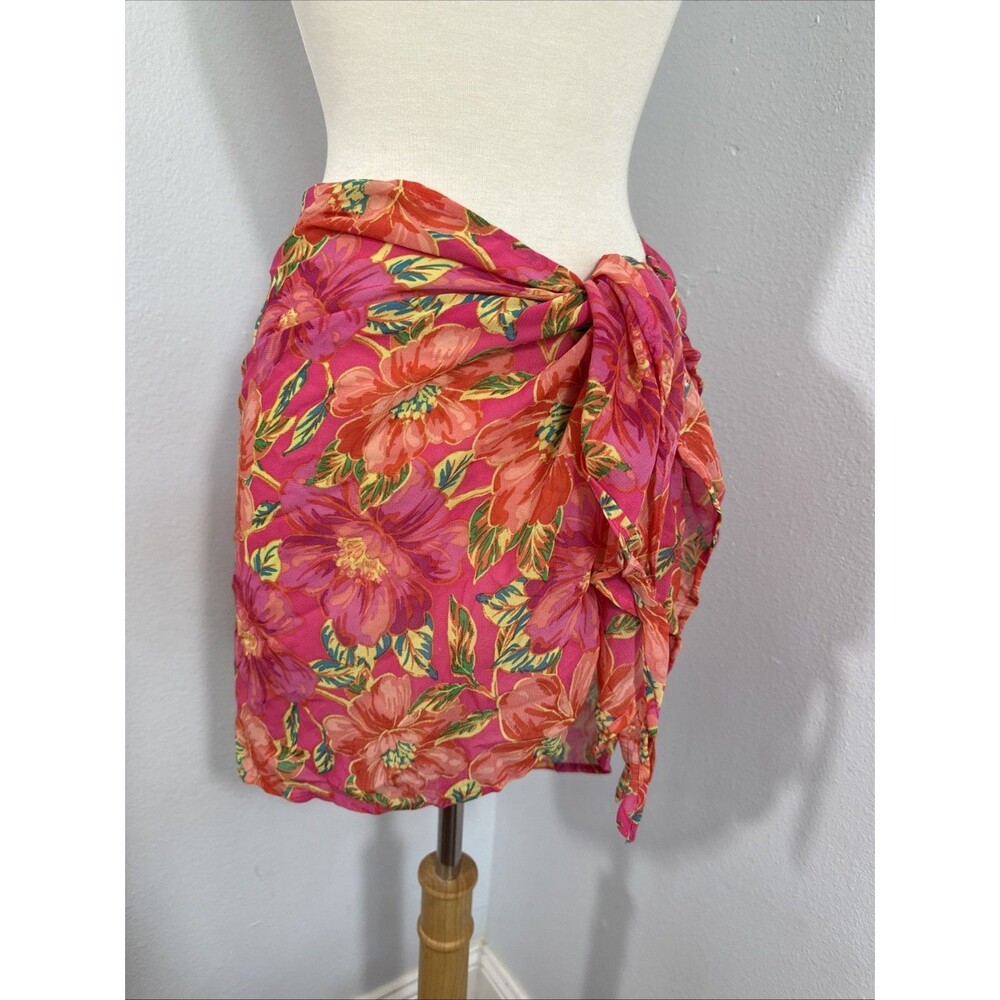 Beach Riot Wrap Womens‎ OS Melanie Sarong In Miami Peony Boho Festival